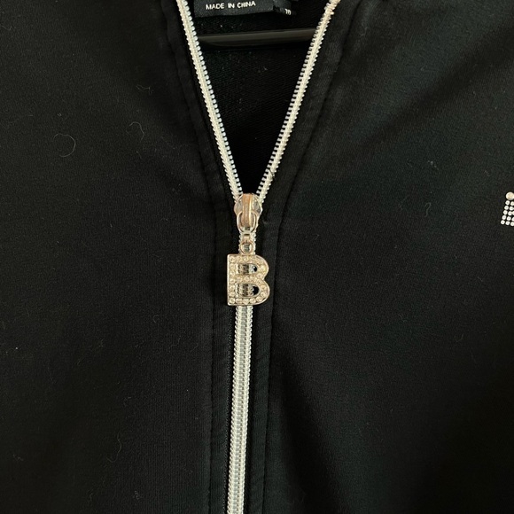 BCG max azria women’s black studded jacket size medium - Picture 2 of 10